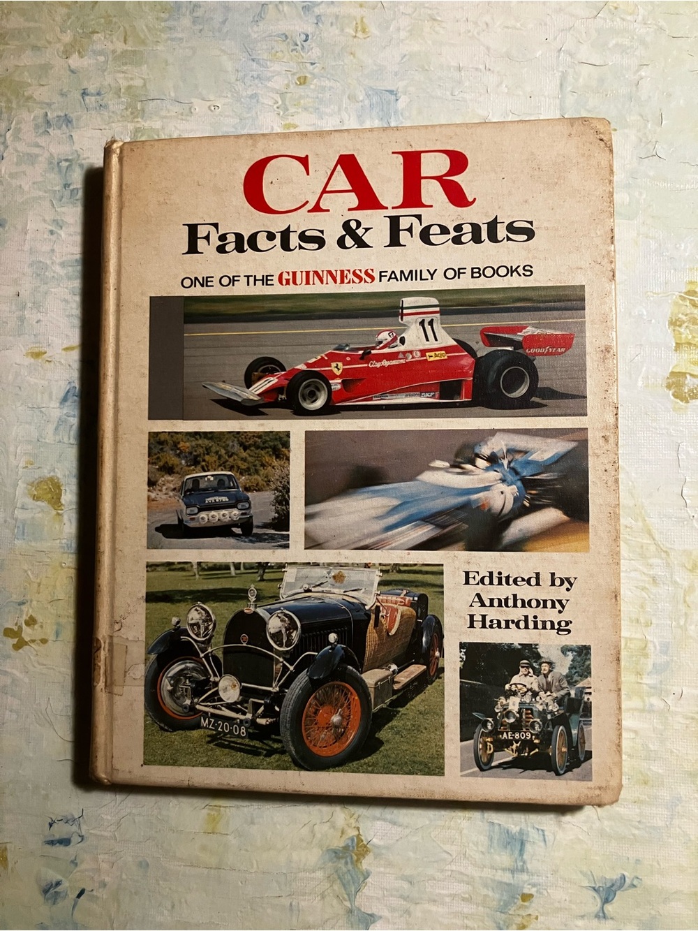 CAR Facts & Feats Hardcover Book - Red/Cream Cover